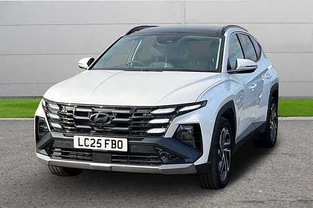 Hyundai TUCSON 1.6T HYBRID ULTIMATE 5DR AUTO SERENITY WHITE