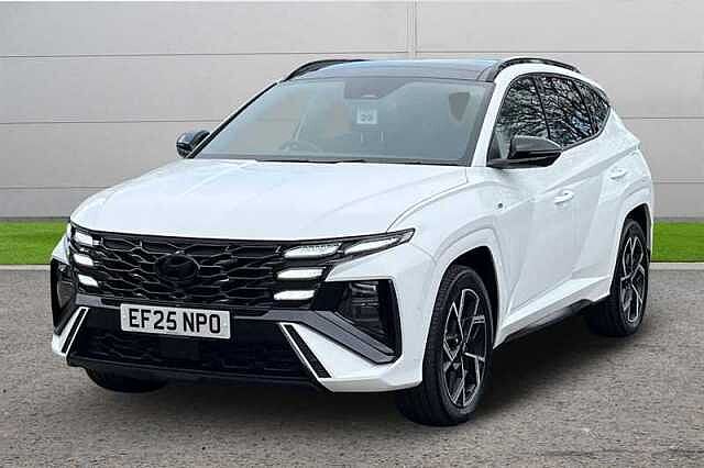 Hyundai TUCSON 1.6T PLUG-IN HYBRID N LINE S 5DR AUTO ATLAS WHITE