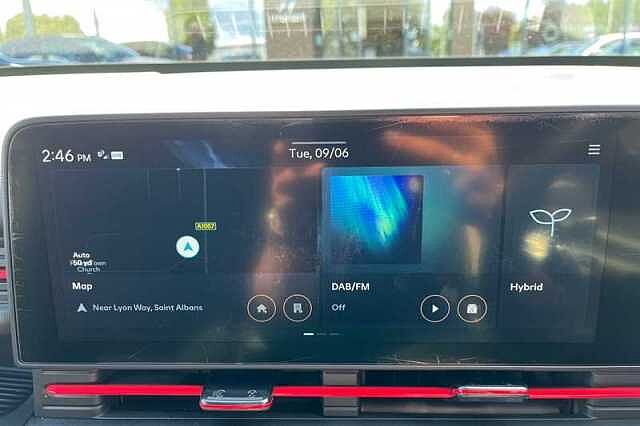Hyundai KONA 1.6 HYBRID 129 N LINE S 5DR DCT AURORA GREY