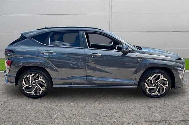 Hyundai KONA 1.6 HYBRID 129 N LINE S 5DR DCT AURORA GREY