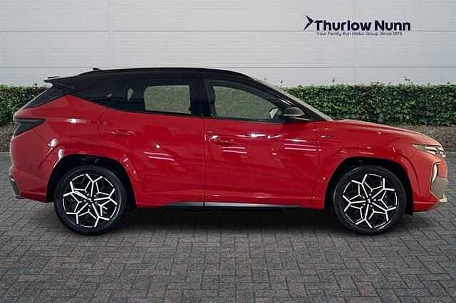 Hyundai TUCSON 1.6 h T-GDi N Line SUV 5dr Petrol Hybrid Auto Euro 6 (s/s) (230 ps) Red
