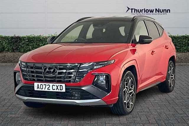 Hyundai TUCSON 1.6 h T-GDi N Line SUV 5dr Petrol Hybrid Auto Euro 6 (s/s) (230 ps) Red