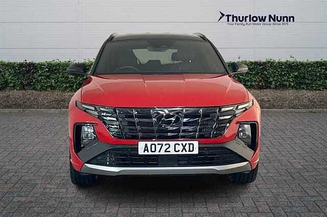 Hyundai TUCSON 1.6 h T-GDi N Line SUV 5dr Petrol Hybrid Auto Euro 6 (s/s) (230 ps) Red