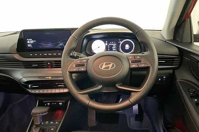 Hyundai I20 1.0 T-GDi Tech Line Hatchback 5dr Petrol DCT Euro 6 (s/s) (90 ps) Dragon Red