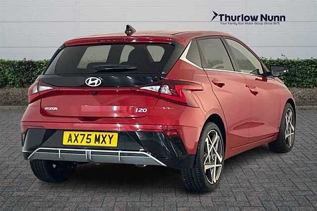 Hyundai I20 1.0 T-GDi Tech Line Hatchback 5dr Petrol DCT Euro 6 (s/s) (90 ps) Dragon Red