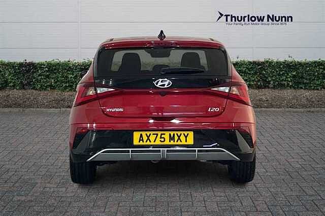 Hyundai I20 1.0 T-GDi Tech Line Hatchback 5dr Petrol DCT Euro 6 (s/s) (90 ps) Dragon Red