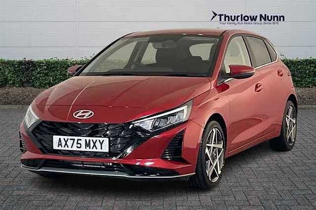 Hyundai I20 1.0 T-GDi Tech Line Hatchback 5dr Petrol DCT Euro 6 (s/s) (90 ps) Dragon Red