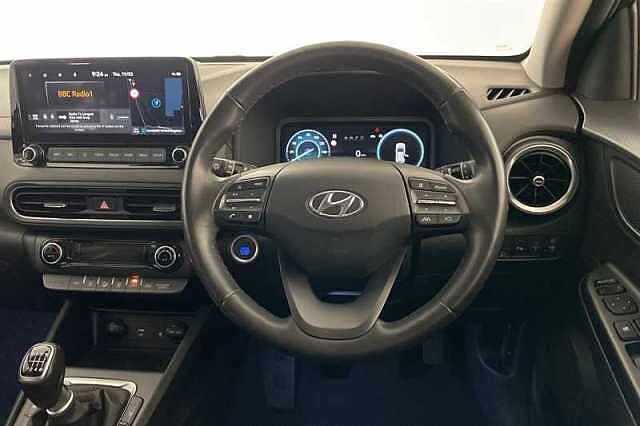 Hyundai KONA 1.0 T-GDi MHEV Premium SUV 5dr Petrol Hybrid Manual Euro 6 (s/s) (120 ps) Black