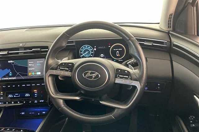 Hyundai TUCSON 1.6 h T-GDi Premium SUV 5dr Petrol Hybrid Auto Euro 6 (s/s) (230 ps) White