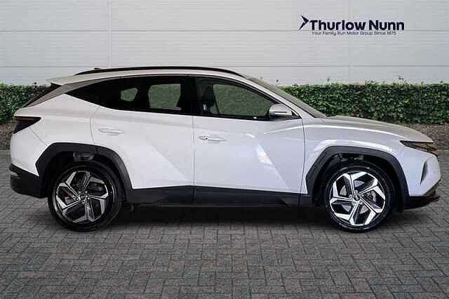 Hyundai TUCSON 1.6 h T-GDi Premium SUV 5dr Petrol Hybrid Auto Euro 6 (s/s) (230 ps) White