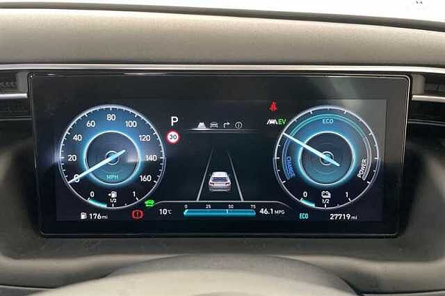 Hyundai TUCSON 1.6 h T-GDi Premium SUV 5dr Petrol Hybrid Auto Euro 6 (s/s) (230 ps) White