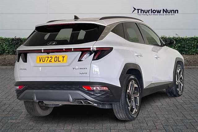 Hyundai TUCSON 1.6 h T-GDi Premium SUV 5dr Petrol Hybrid Auto Euro 6 (s/s) (230 ps) White
