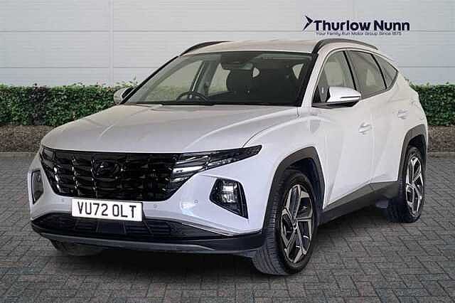 Hyundai TUCSON 1.6 h T-GDi Premium SUV 5dr Petrol Hybrid Auto Euro 6 (s/s) (230 ps) White