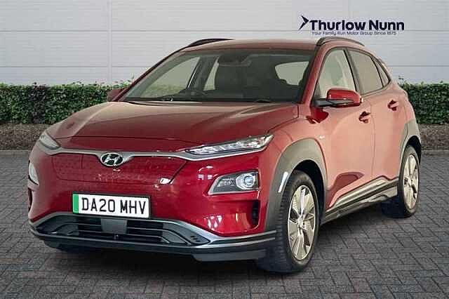 Hyundai KONA 64kWh Premium SE SUV 5dr Electric Auto (7kW Charger) (204 ps) Red