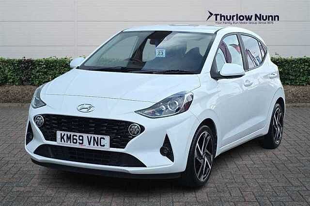Hyundai I10 1.0 Premium Hatchback 5dr Petrol Manual Euro 6 (s/s) (67 ps) White