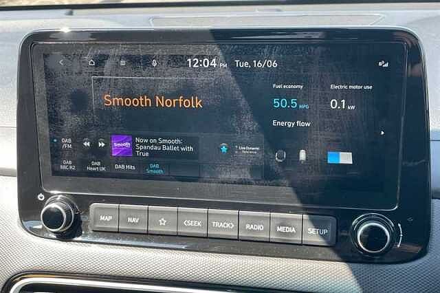 Hyundai KONA 1.6 h-GDi Premium SUV 5dr Petrol Hybrid DCT Euro 6 (s/s) (141 ps) Galactic Grey
