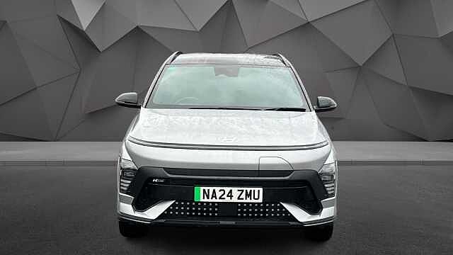 Hyundai KONA ELECTRIC KONA 160kW N Line S 65kWh 5dr Auto SUV Shimmering Silver (2TR)