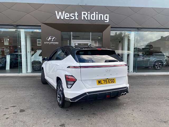 Hyundai KONA 1.6 h-GDi N Line S DCT Euro 6 (s/s) 5dr White