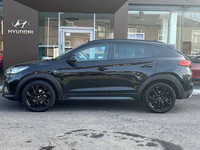 Hyundai TUCSON 1.6 CRDi MHEV N Line DCT Euro 6 (s/s) 5dr Black