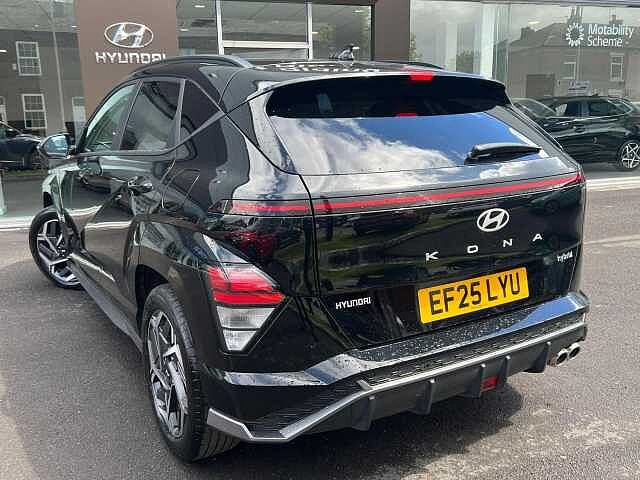 Hyundai KONA 1.6 h-GDi N Line DCT Euro 6 (s/s) 5dr Black