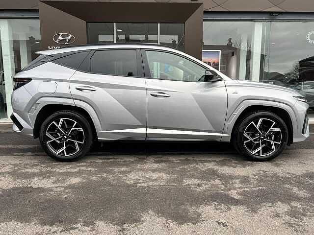 Hyundai TUCSON 1.6 T-GDi 13.8kWh N Line Auto Euro 6 (s/s) 5dr Silver