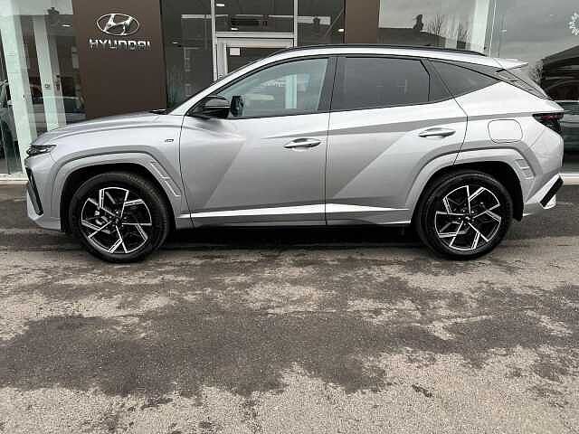 Hyundai TUCSON 1.6 T-GDi 13.8kWh N Line Auto Euro 6 (s/s) 5dr Silver