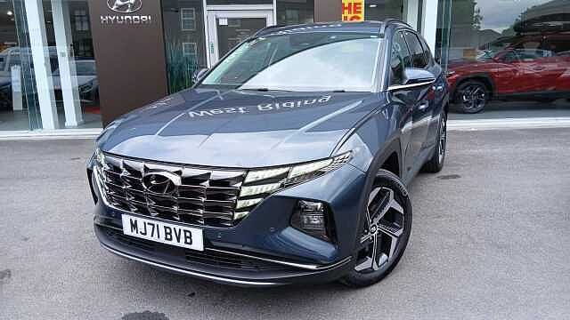 Hyundai TUCSON 1.6 T-GDi 13.8kWh Premium Auto 4WD Euro 6 (s/s) 5dr Blue