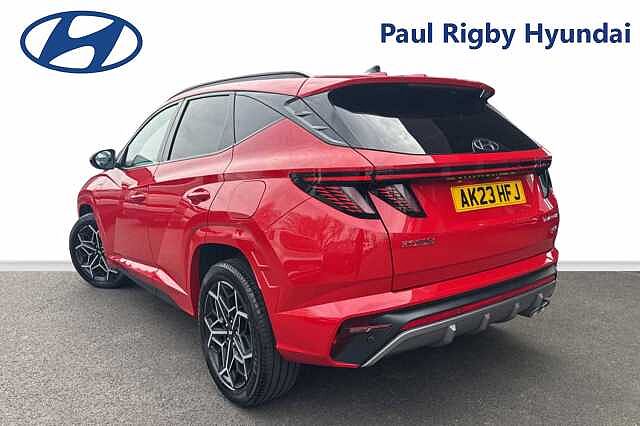 Hyundai TUCSON 1.6 TGDi Hybrid 230 N Line 5dr 2WD Auto Red