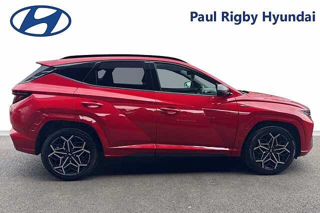 Hyundai TUCSON 1.6 TGDi Hybrid 230 N Line 5dr 2WD Auto Red