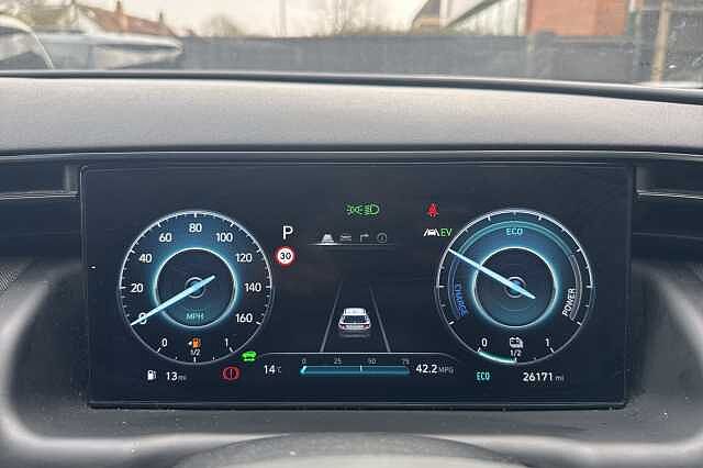 Hyundai TUCSON 1.6 TGDi Hybrid 230 N Line 5dr 2WD Auto Red