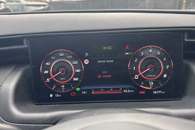 Hyundai TUCSON 1.6 TGDi Hybrid 230 N Line 5dr 2WD Auto Red