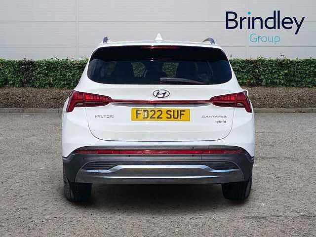 Hyundai SANTA FE 1.6 h T-GDi Premium SUV 5dr Petrol Hybrid Auto Euro 6 (s/s) (230 ps) White