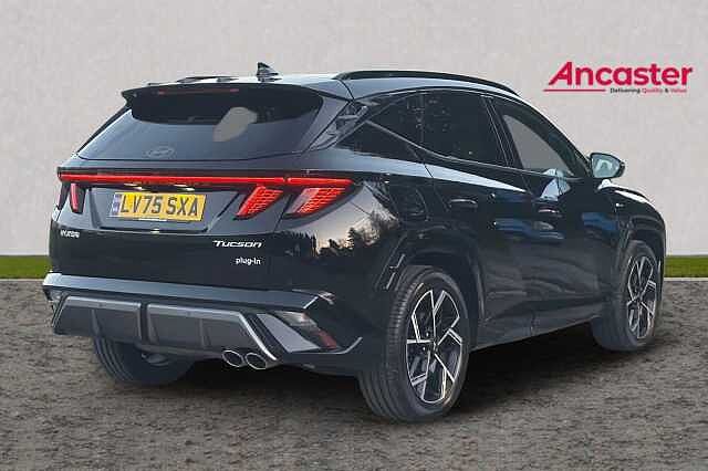 Hyundai TUCSON 1.6T Plug-in Hybrid N Line S 5dr 4WD Auto Pearl - Abyss black