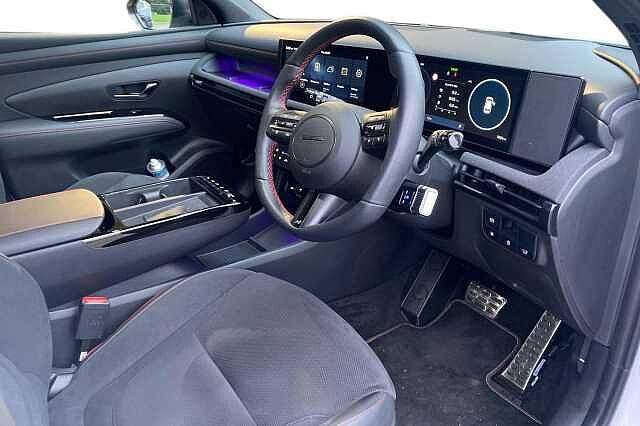 Hyundai TUCSON 1.6T Plug-in Hybrid N Line S 5dr Auto Pearl - Serenity white