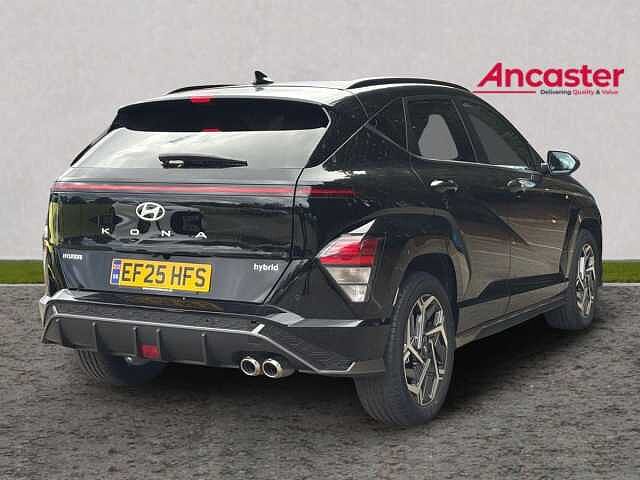 Hyundai KONA 1.6 Hybrid 129 N Line 5dr DCT Black