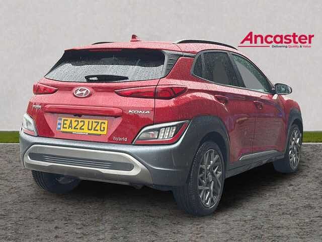 Hyundai KONA 1.6 GDi Hybrid Ultimate 5dr DCT Red