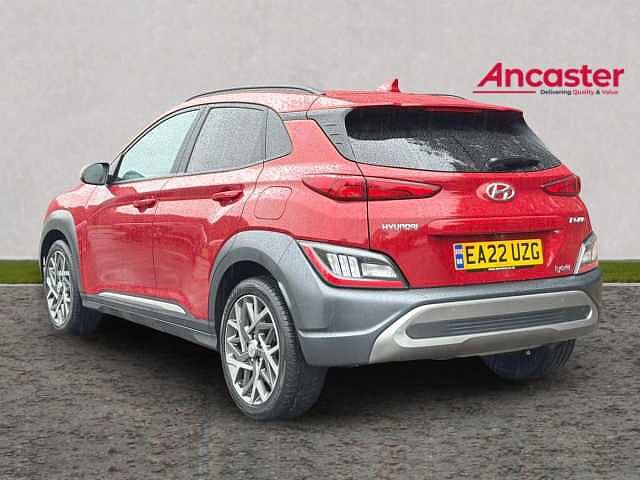 Hyundai KONA 1.6 GDi Hybrid Ultimate 5dr DCT Red