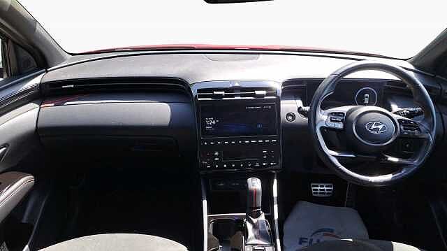 Hyundai TUCSON 1.6 T-GDi MHEV N Line SUV 5dr Petrol Hybrid DCT Euro 6 (s/s) (150 ps) Red