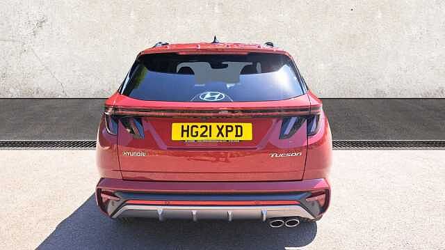 Hyundai TUCSON 1.6 T-GDi MHEV N Line SUV 5dr Petrol Hybrid DCT Euro 6 (s/s) (150 ps) Red
