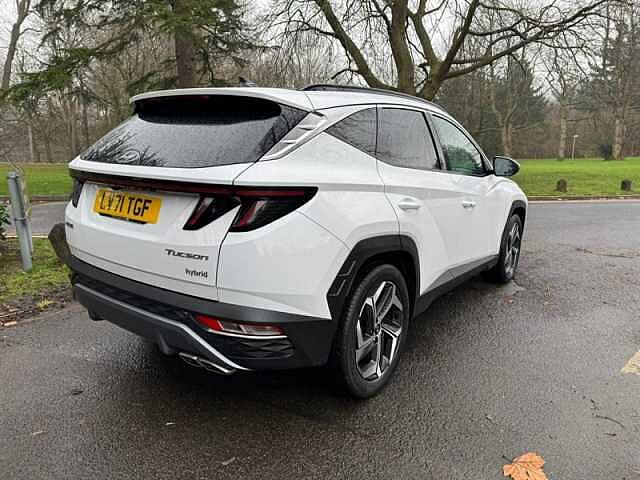 Hyundai TUCSON 1.6 h T-GDi Ultimate SUV 5dr Petrol Hybrid Auto Euro 6 (s/s) (230 ps) White