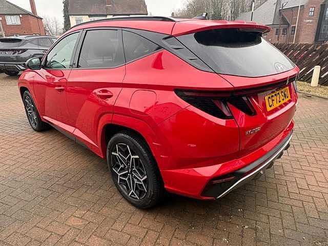 Hyundai TUCSON 1.6 T-GDi 13.8kWh N Line SUV 5dr Petrol Plug-in Hybrid Auto 4WD Euro 6 (s/s) (26 Red