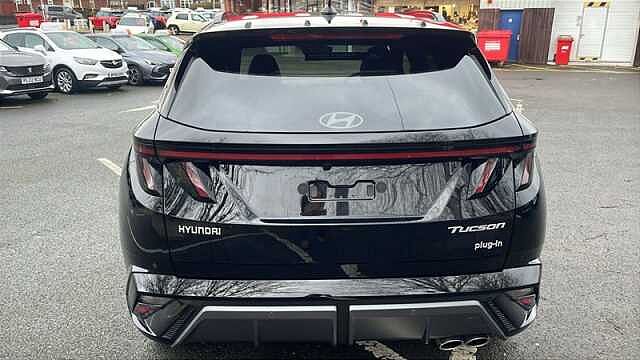 Hyundai TUCSON 1.6 T-GDi 13.8kWh N Line SUV 5dr Petrol Plug-in Hybrid Auto Euro 6 (s/s) (253 ps Black