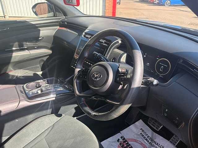 Hyundai TUCSON 1.6 h T-GDi N Line SUV 5dr Petrol Hybrid Auto Euro 6 (s/s) (230 ps) Grey