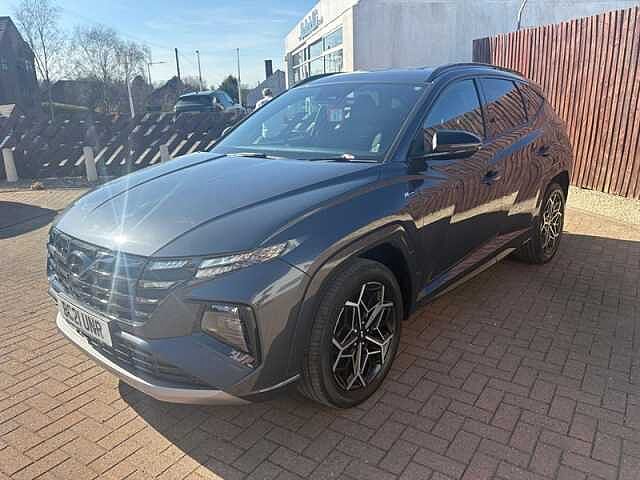 Hyundai TUCSON 1.6 h T-GDi N Line SUV 5dr Petrol Hybrid Auto Euro 6 (s/s) (230 ps) Grey