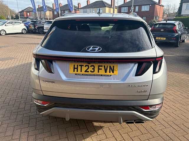 Hyundai TUCSON 1.6 h T-GDi Premium SUV 5dr Petrol Hybrid Auto Euro 6 (s/s) (230 ps) Silver