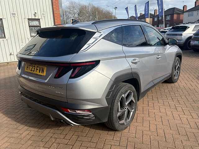 Hyundai TUCSON 1.6 h T-GDi Premium SUV 5dr Petrol Hybrid Auto Euro 6 (s/s) (230 ps) Silver