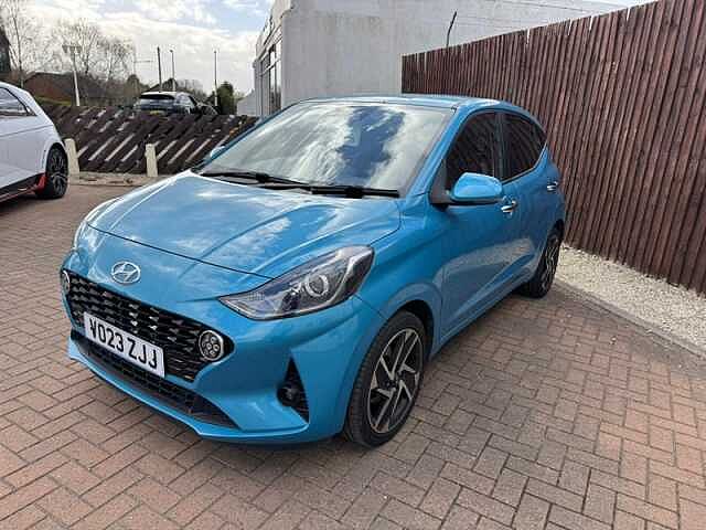 Hyundai I10 1.2 Premium Hatchback 5dr Petrol Auto Euro 6 (s/s) (84 ps) Blue