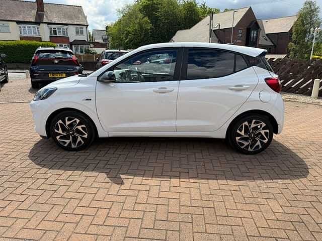 Hyundai I10 1.0 T-GDi N Line Hatchback 5dr Petrol Manual Euro 6 (s/s) (100 ps) White