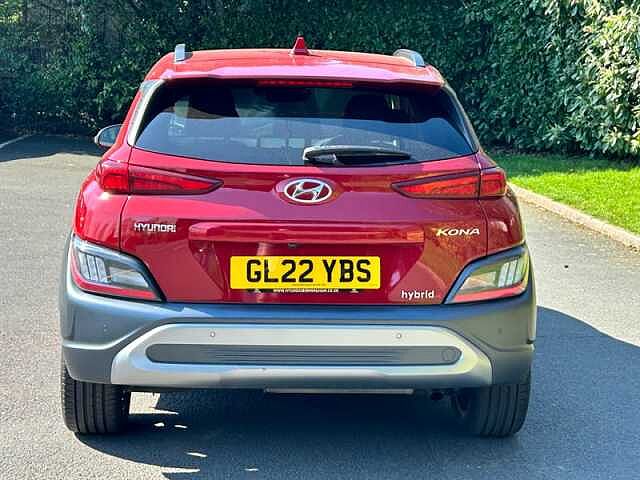 Hyundai KONA 1.6 h-GDi Premium SUV 5dr Petrol Hybrid DCT Euro 6 (s/s) (141 ps) Red