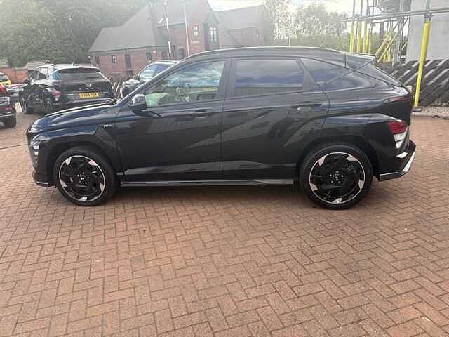 Hyundai KONA 65.4kWh N Line SUV 5dr Electric Auto (218 ps) Black